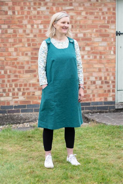 pinafore dress sewing pattern womens